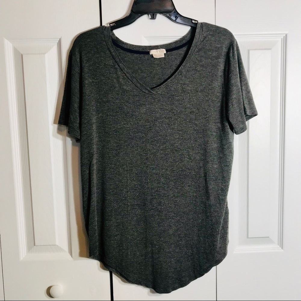 Marlow Dark Gray Short Sleeve Top/Size L